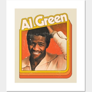 Retro 70s Colorway Al Green Posters and Art